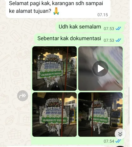 Pengiriman Papan Bunga Selamat Merangin